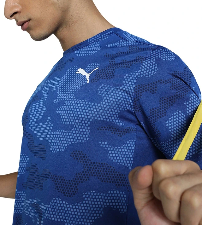 Puma Training Tee Off Season Print (Blue)