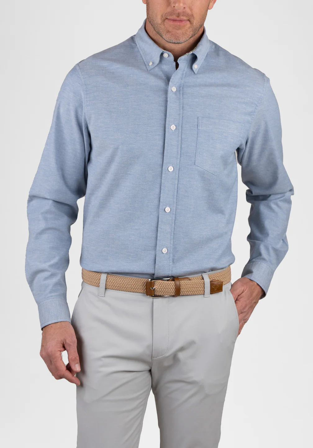 Airotec® Stretch Oxford Long Sleeve Shirt - Tailor Vintage